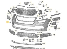 Mascherina ant dx RICAMBIO