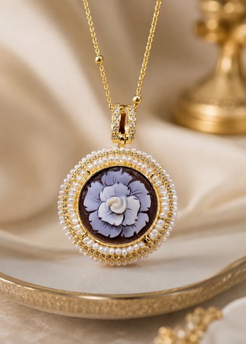 Collana cammeo argento 925 - collana,