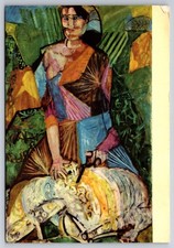 Art Postcard The Shearer