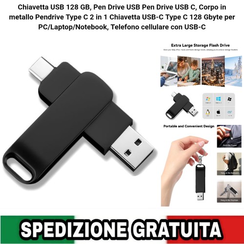 Chiavetta usb 128gb - usb, type