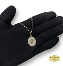 Collana con madonna miracolosa