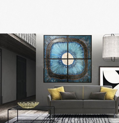 Quadro abstract lotto flower - lotto,