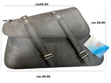 Monoborsa Mono Borsa Laterale Pelle Moto Custom Harley Davidson Guzzi Shadow Art