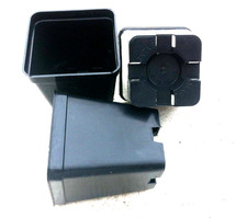 Vasi plastica quadrati 7x7x8 - plastica,