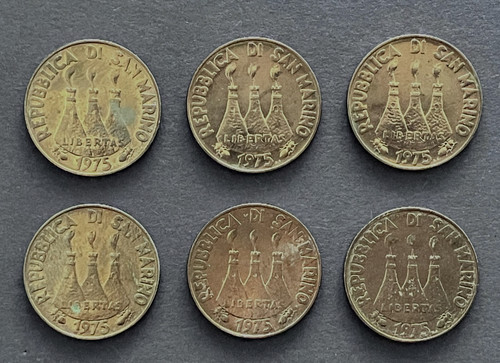 San marino lotto monete - 6,
