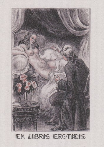 Libris bookplate erotico n - ex,