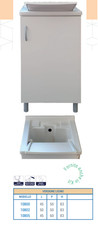 Mobile lavatoio legno+resina