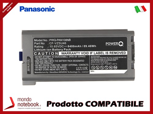 Batteria powerq 65v - powerq, 8400mah