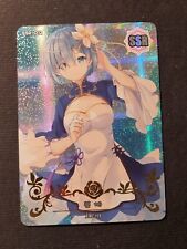 REM - RE:ZERO - GODDESS STORY - SEXY WAIFU - HOT BODIES - HOLO CARD - SSR-012