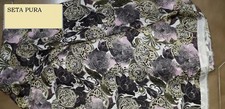 TESSUTO SETA PURA PANCALDI DEALE PER ABITO ELEGANTE MT.1,50