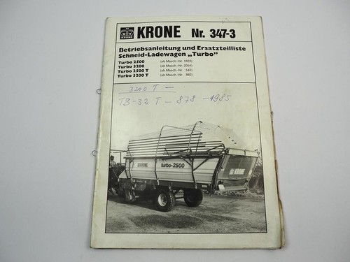 Krone turbo 2500 3200 - 3200, t