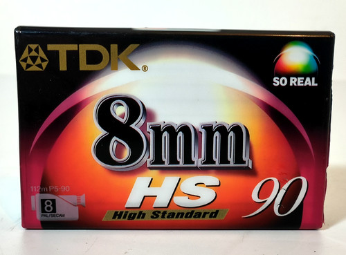 Nastro cassetta tdk hs90 8mm - nastro,