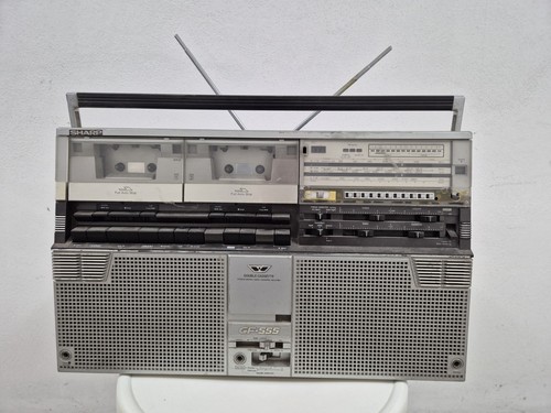 Sharp 555 ghettoblaster - sharp, gf-555