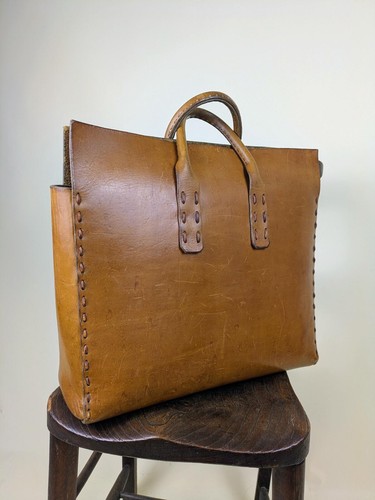 Borsa grande pelle con - grande, in