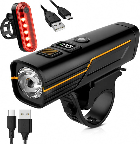 Set luci bici anteriori - set, e