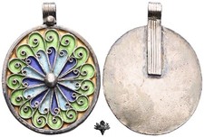 Pendente gioiello esotico Nord Africa Argento? Collana