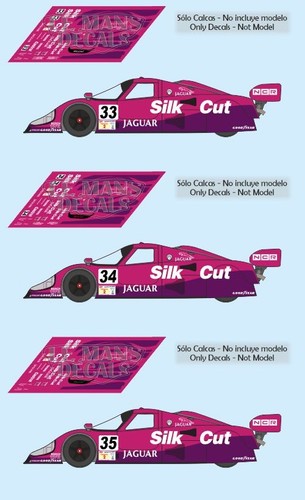 Decals jaguar xjr - xjr-12, le