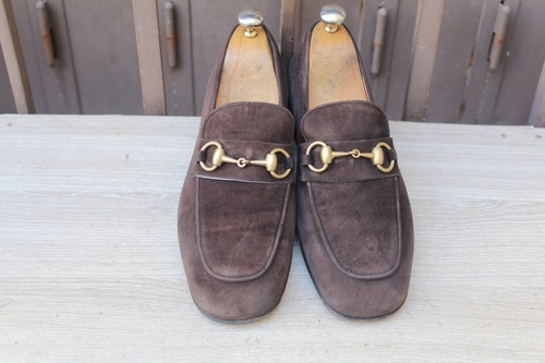 Mocassin gucci daim super - daim, 38,5