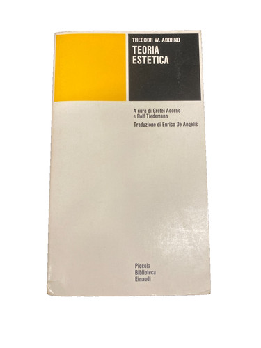 Teoria estetica theodor - estetica,