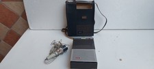 Registratore a cassette vintage Philips EL3301 con microfono e Foderina