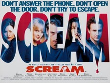 SCREAM 1996 UK quad poster