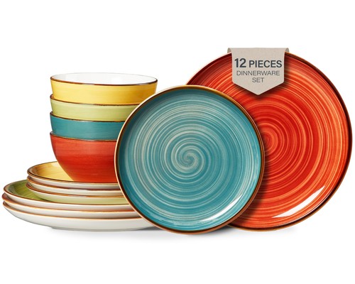 Set piatti ciotole 12 - e,