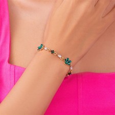 Bracciale donna fiori in lega