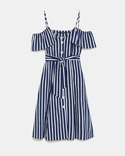 Zara Tuta Nautica A Righe Blu