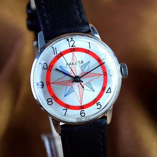 Orologio vintage raketa wind - orologio,