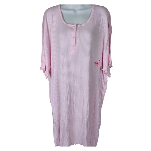 Camicia notte intima rosa a - intima,