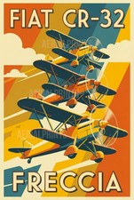Poster vintage FIAT CR-32 –
