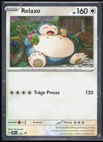 Pokemon relaxo svp - black, star