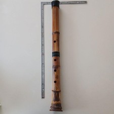 Flauto giapponese Shakuhachi 70 cm di Kitahara Seikado bambù stile tradizionale