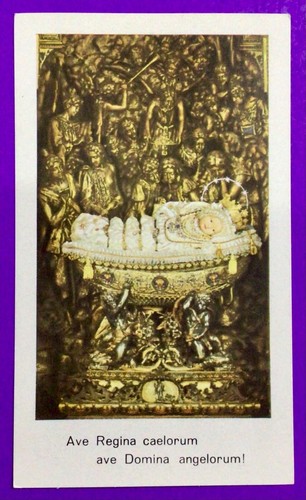 Santino holy card - card,, maria