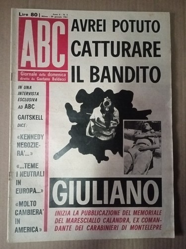 Abc gennaio 1961 bandito - 1961,