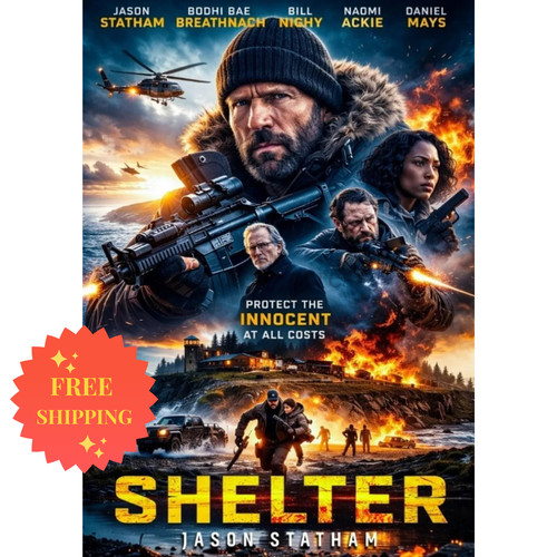 Shelter 2026 dvd action movie - dvd,