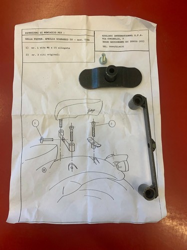 5198 kit attacco sella sellino - 5198,