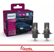 KIT COPPIA LAMPADE H4/H19 LED PHILIPS 6000K LUCE BIANCA FREDDA PLUG AND PLAY