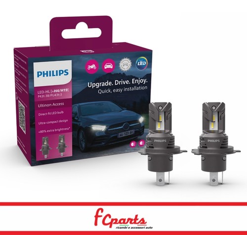 Kit coppia lampade h19 led - coppia,
