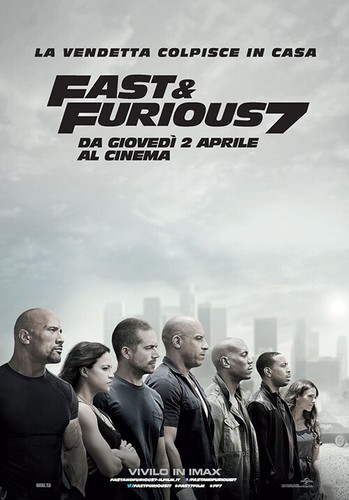 Poster 70x100 fast - and, furious