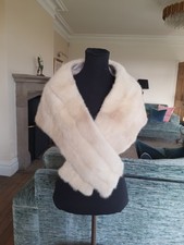 Stola visone mantello scialle