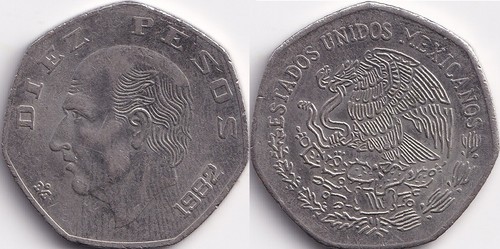 Pesos 1982 mexique mexico - pesos,