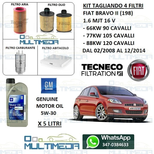 Kit tagliando filtri - kit, e
