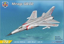 DASSAULT MIRAGE G8.02  -  MODELSVIT PLASTIC KIT 1/72