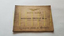 Moto Guzzi ERCOLE 500 1958 catalogo ricambi ORIGINALE spare parts catalogue