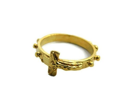 Anello preghiera rosario - di,