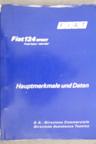 Fiat 124 sport - fiat, coupè