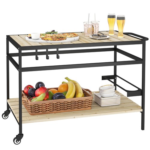 Outsunny carrello portavivande - carrello,