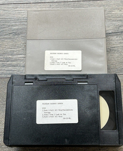 Kiss video tape matic - tape, u-matic