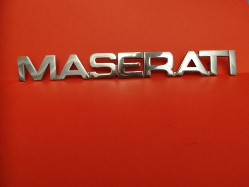 Maserati scritta fregio stemma - scritta,